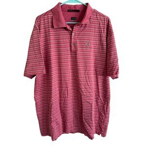 Nike Tiger Woods Collection Dri-Fit Magenta Short Sleeve Polo Golf Shirt Size XL